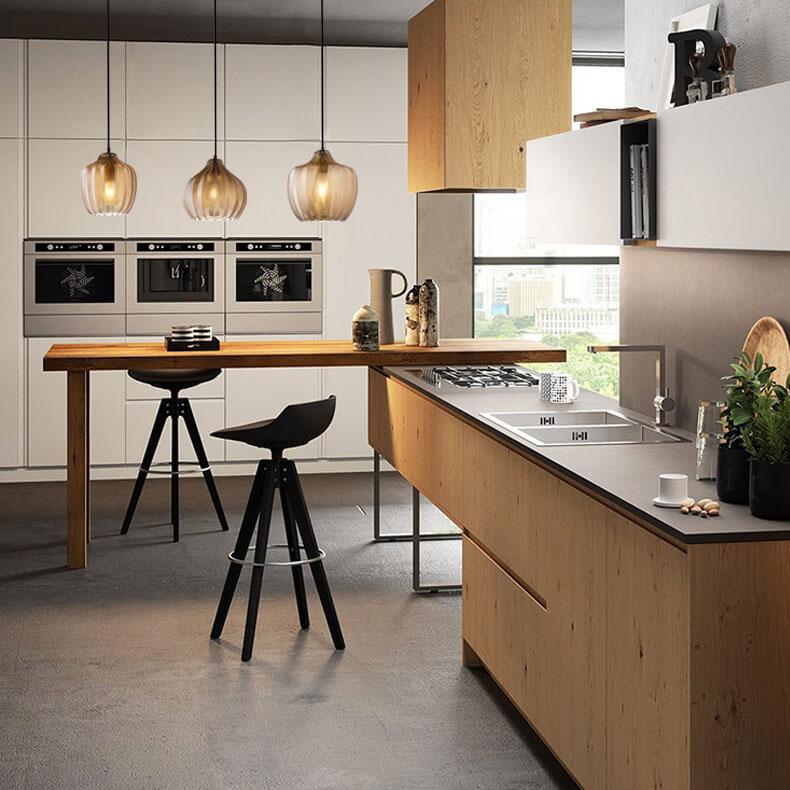 Nordic Wavy Glass Pendant Lamp