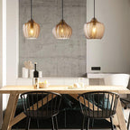 Nordic Wavy Glass Pendant Lamp