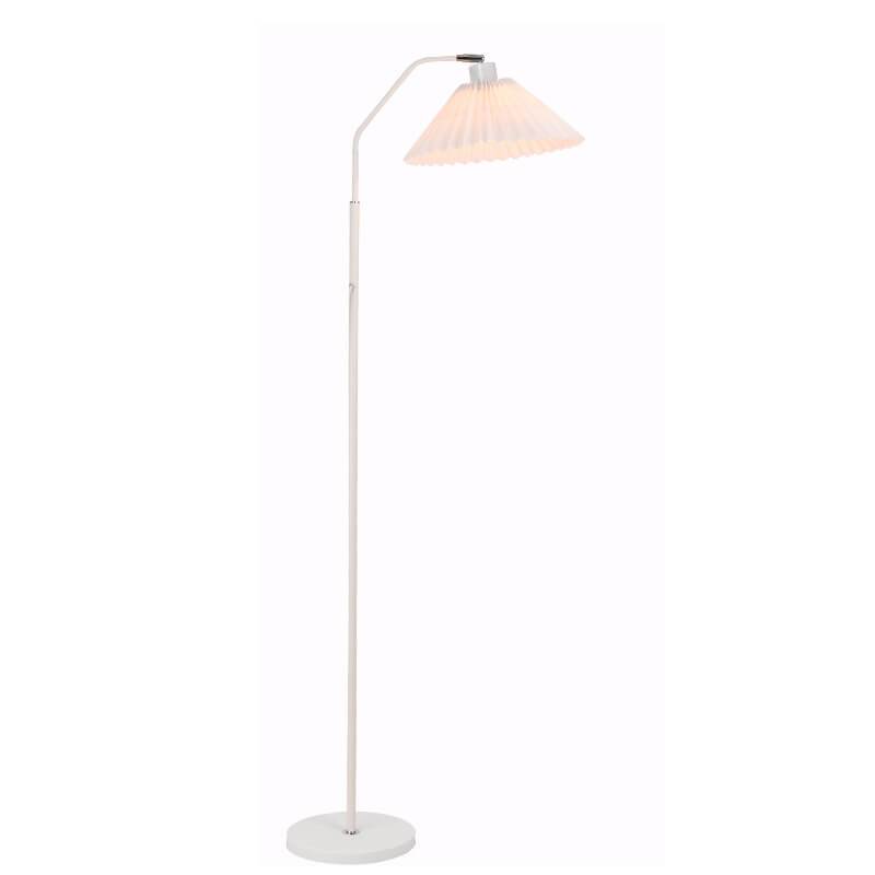 Elegant Minimalist Pleated Fabric Floor Lamp with Single Light