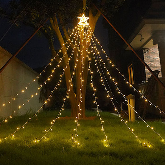 Premium LED Meteor Shower String Lights - Star Waterfall