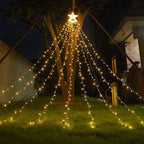 Premium LED Meteor Shower String Lights - Star Waterfall