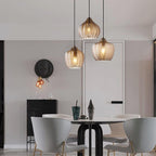 Nordic Wavy Glass Pendant Lamp