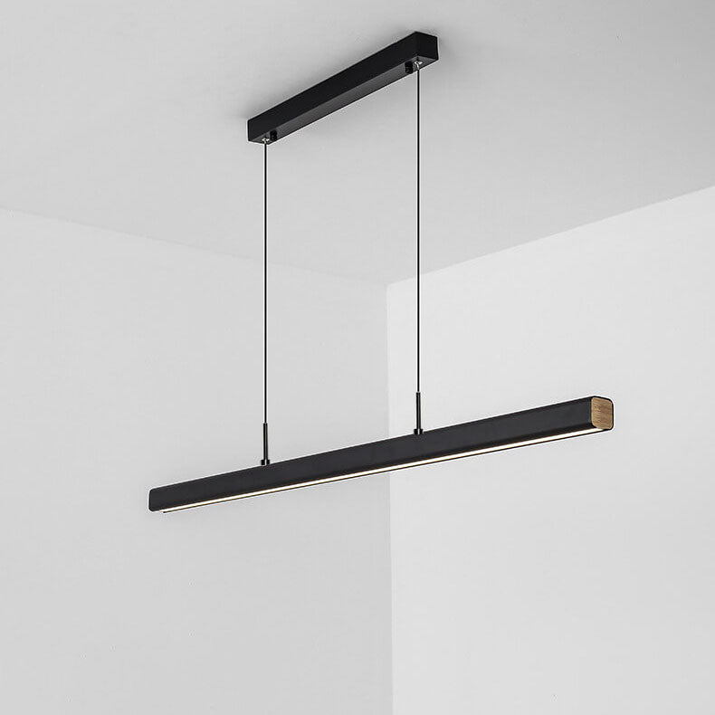 Sleek Minimalist Long LED Pendant Light