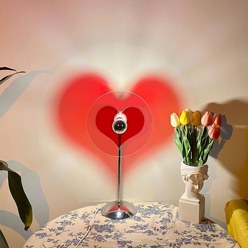 Heart-Shaped LED Floor Lamp - 1-Light Design
