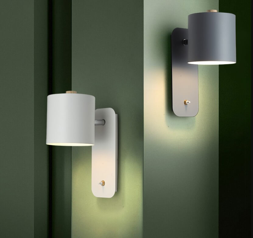Nordic Macaron Cylinder Wall Sconce