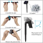Premium Waterproof Solar LED Sakura Fairy String Lights