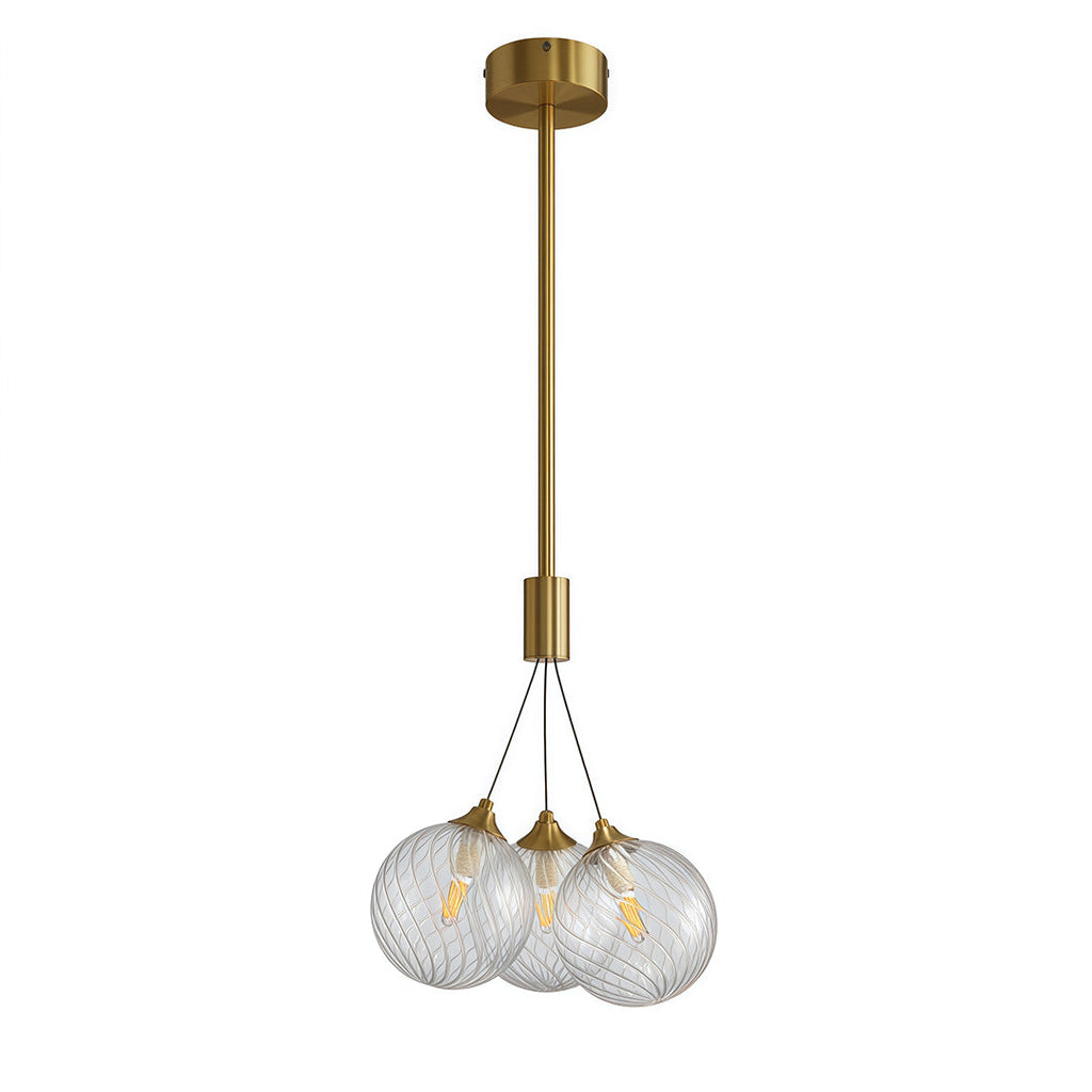 Minimalist Copper Bubble Chandelier - Modern Ceiling Light