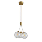 Minimalist Copper Bubble Chandelier - Modern Ceiling Light