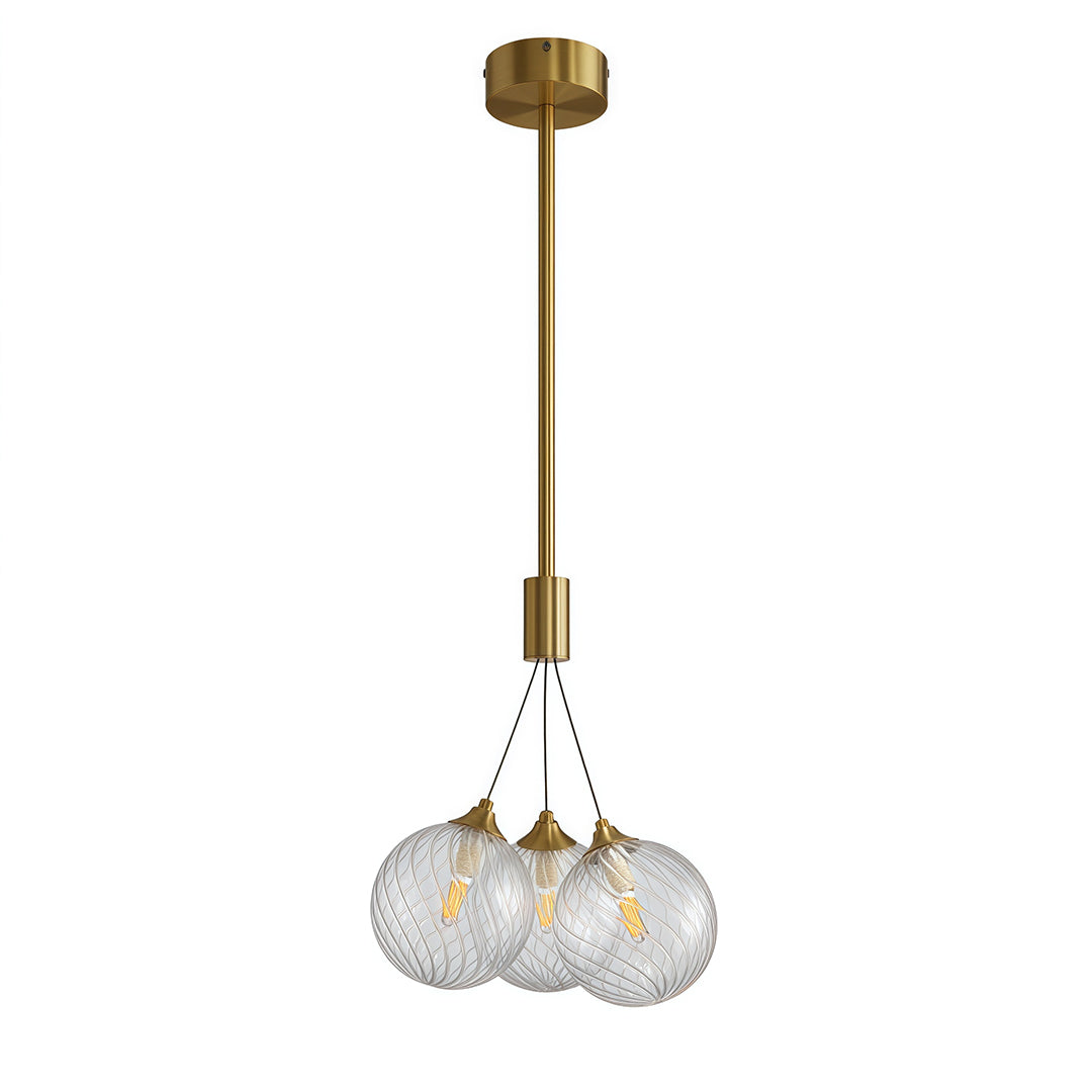 Minimalist Copper Bubble Chandelier - Modern Ceiling Light