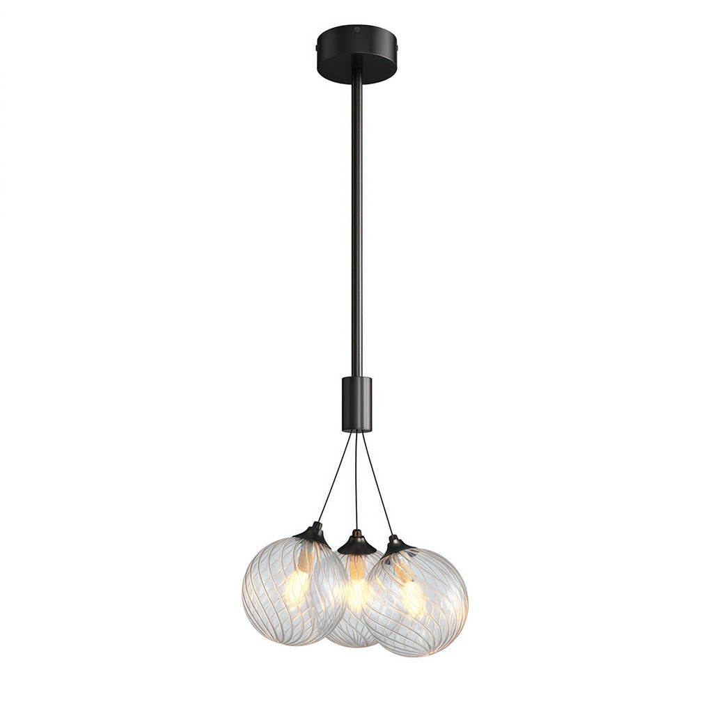 Minimalist Copper Bubble Chandelier - Modern Ceiling Light
