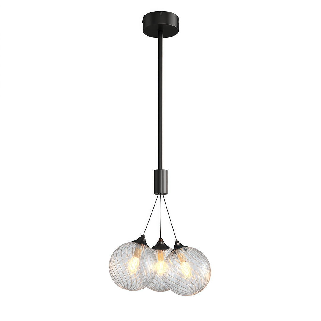 Minimalist Copper Bubble Chandelier - Modern Ceiling Light