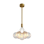 Minimalist Copper Bubble Chandelier - Modern Ceiling Light