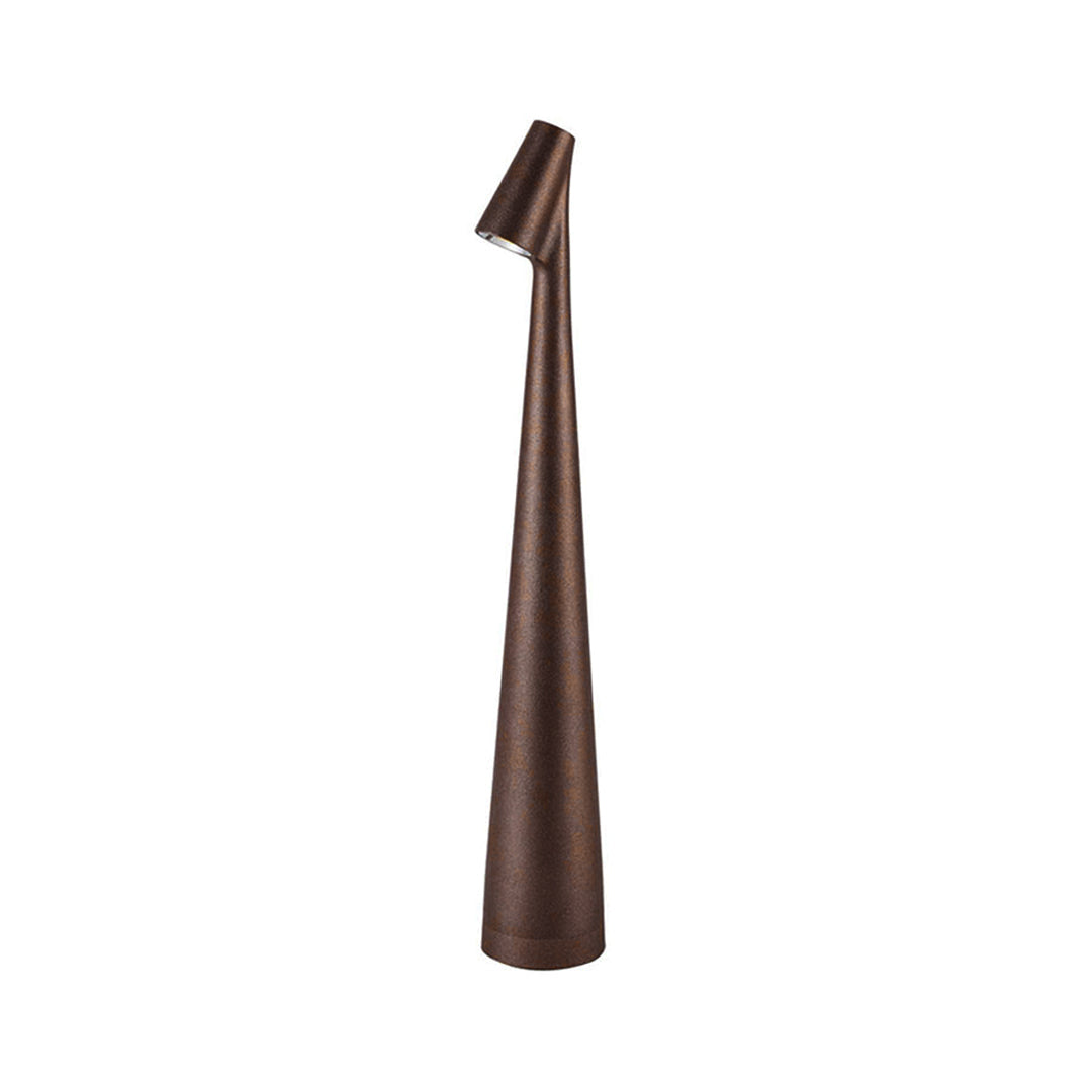 Modern Dimmable LED Cone Table Lamp - Metal Design