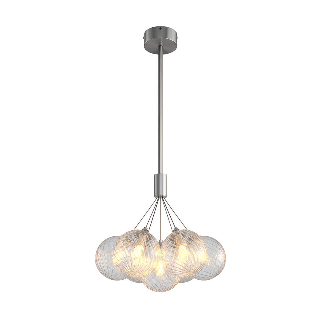 Minimalist Copper Bubble Chandelier - Modern Ceiling Light