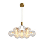 Minimalist Copper Bubble Chandelier - Modern Ceiling Light