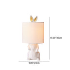 Contemporary Rabbit-Shaped 1-Light Table Lamp