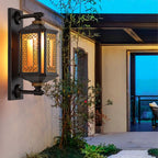 Premium Waterproof Aluminum and Glass Wall Sconce Lamp