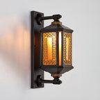 Premium Waterproof Aluminum and Glass Wall Sconce Lamp