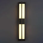 Rectangular Copper Marble LED Outdoor Wall Sconce
