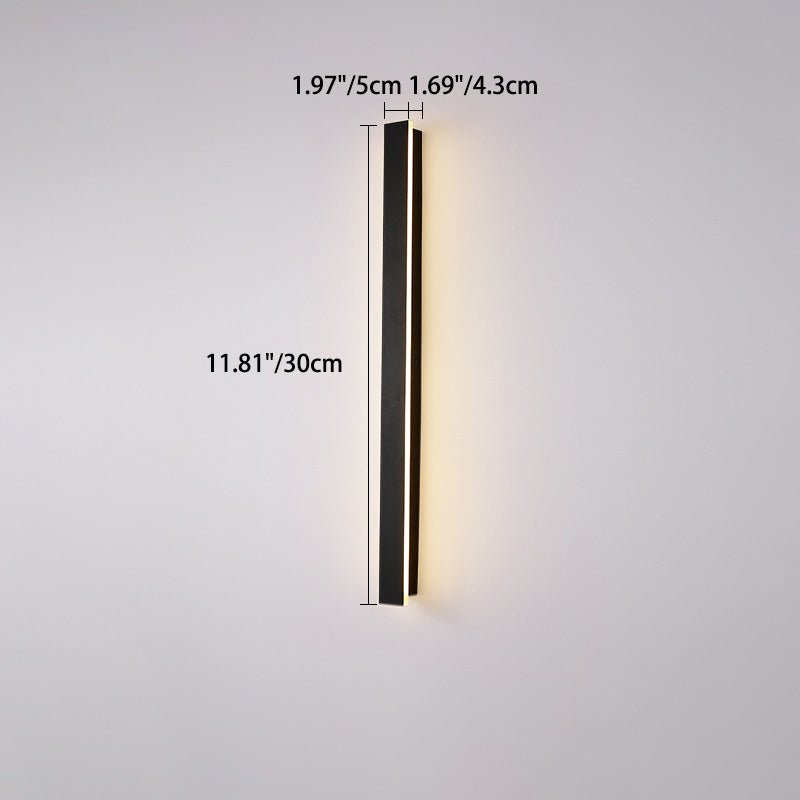 Premium Minimalist Rectangular LED Wall Sconce - Aluminum