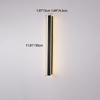Premium Minimalist Rectangular LED Wall Sconce - Aluminum