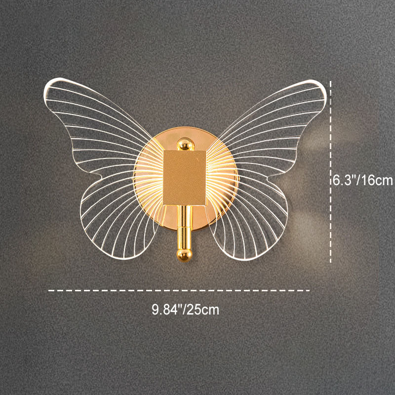 Nordic Butterfly Acrylic LED Sconce