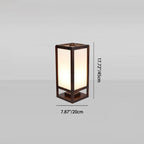 Premium Rectangular Parchment Wood Floor Lamp - 1-Light Design for Entertainment Spaces