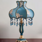 Elegant European Court Resin Table Lamp - 1-Light for Bedroom