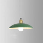Vintage Green Iron Cone Pendant Light