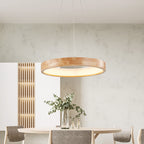 Log Circle LED Island Chandelier