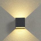 Premium Outdoor Waterproof LED Square Aluminum Wall Sconce