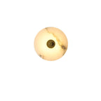 Luxury Round Marble and Iron LED Wall Sconce