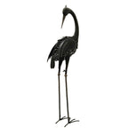 Modern Iron Crane LED Solar Waterproof Outdoor Landscape