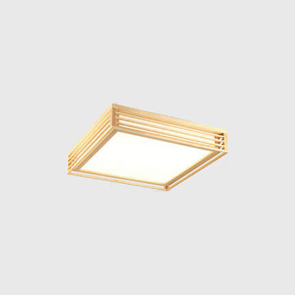 Wood Square LED Tatami Ceiling Light