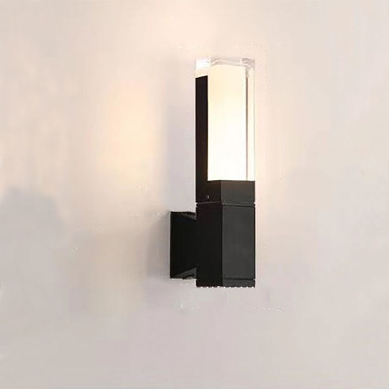 Modern Waterproof Rectangular LED Wall Sconce
