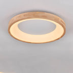 Nordic Wood LED Flush Mount Ceiling Light