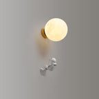 Modern Astronaut Orb Wall Sconce