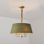 Classic European 4-Light Iron Pendant Lamp