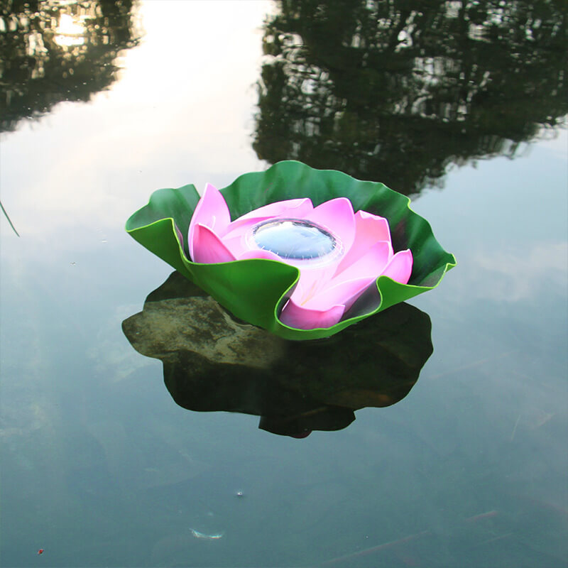 Premium Waterproof Solar LED Floating Lotus Flower Light