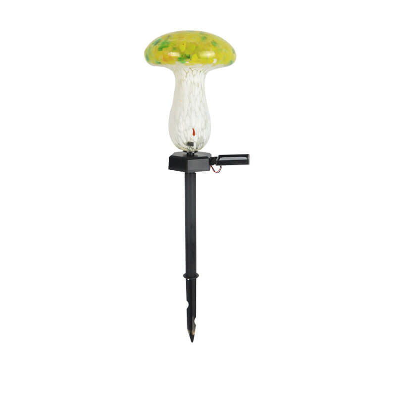 Colorful Mushroom-Shaped LED Solar Garden Light - Waterproof Lawn Decor