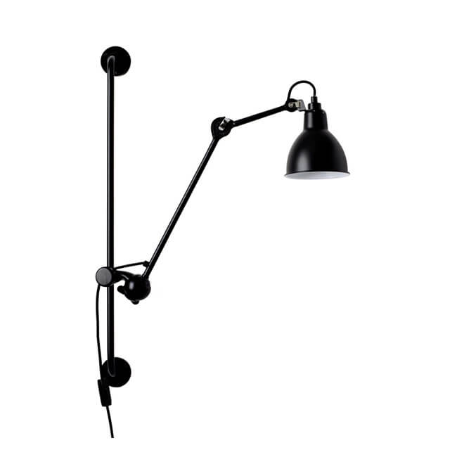 Industrial Iron Swing Arm Sconce