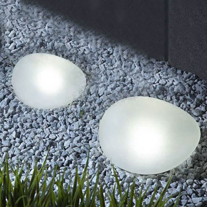 Solar Pebble LED Landscape Light
