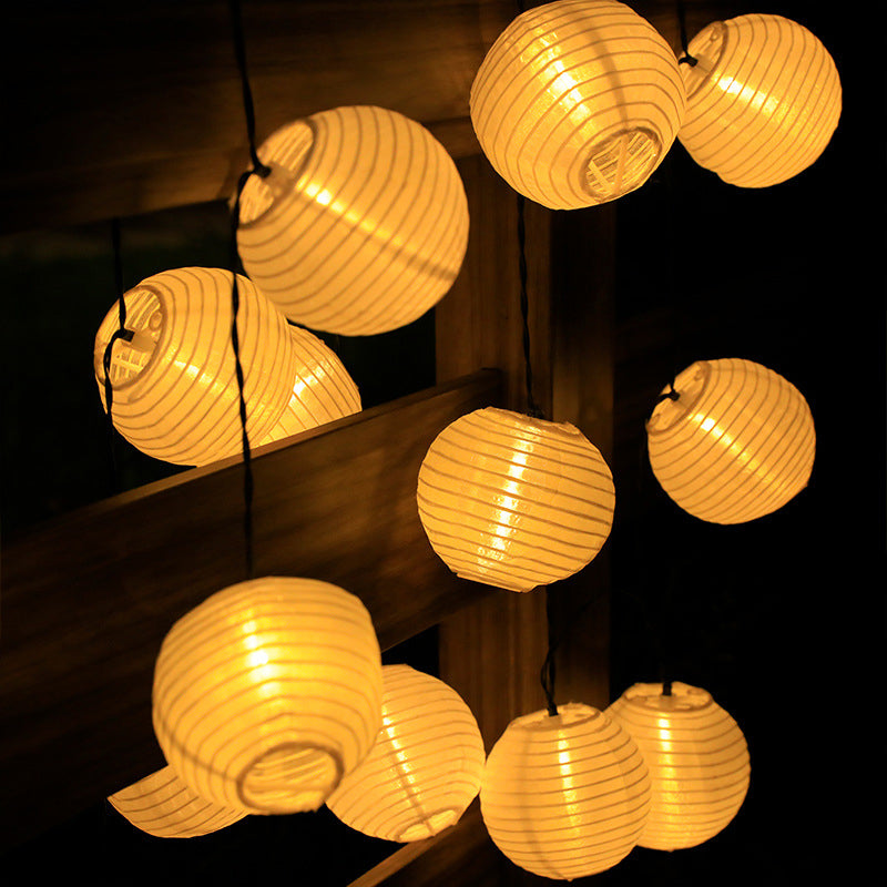 Art Deco Solar Waterproof LED String Lights - Outdoor