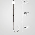 Minimalist Glass Globe Wall Sconce