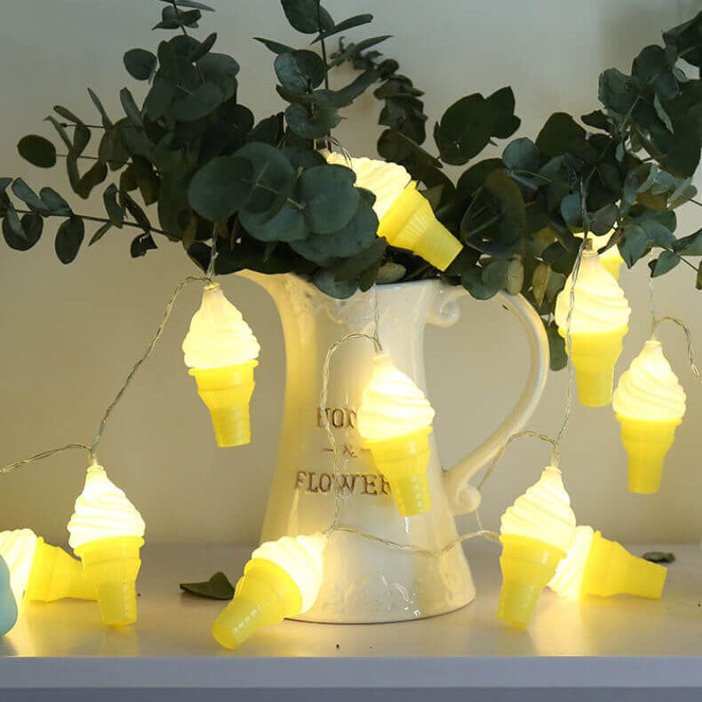 Premium Ice Cream LED String Lights