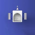 Plaster LED Recessed Wall Sconce
