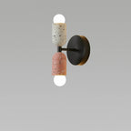Wabi-Sabi Iron & Cement 2-Light Wall Sconce