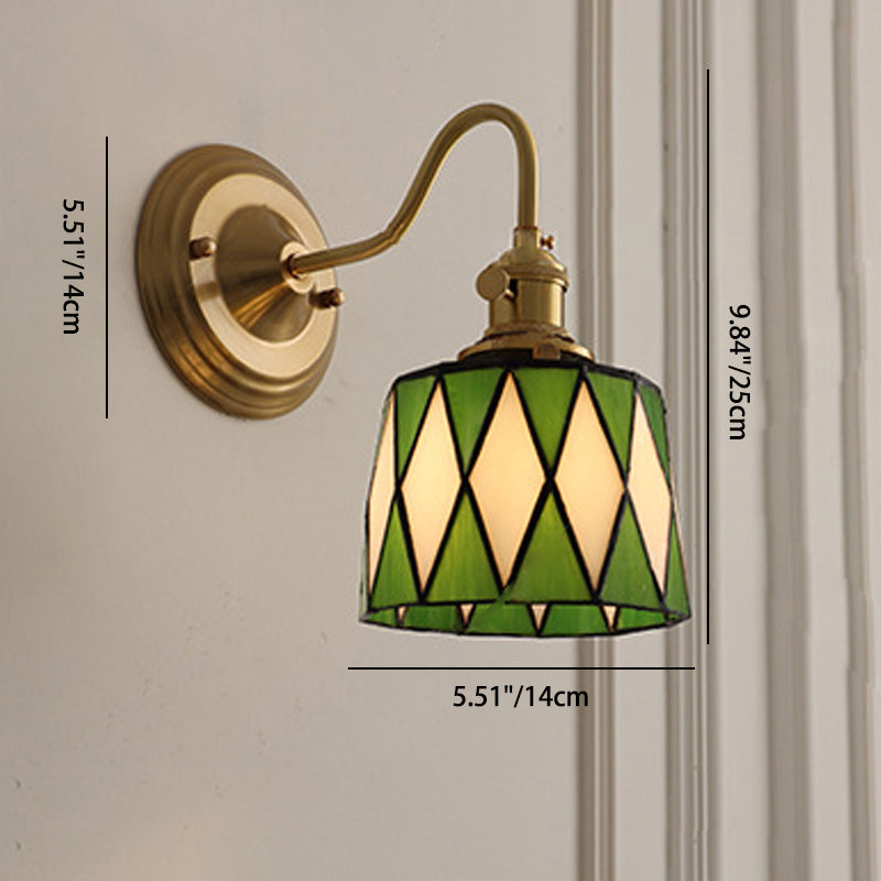 Tiffany Glass Wall Sconce