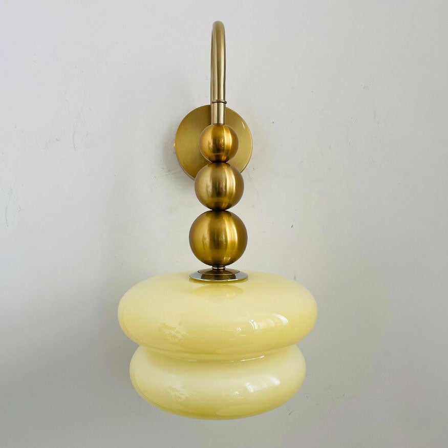 Macaron Gourd Glass Wall Sconce