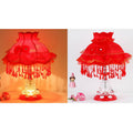 Elegant European Glass Table Lamp - 1-Light Wedding Design